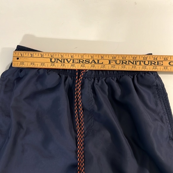 OP. Men’s size Med. (32-34) Navy Blue w/elastic waist Swim Trunks - Picture 10 of 11